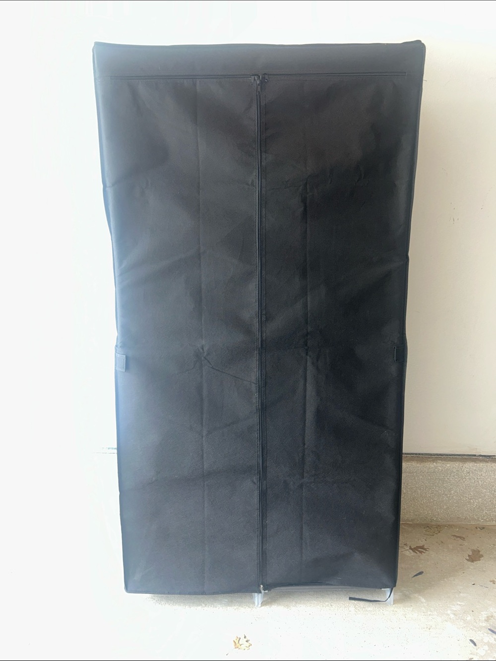 Portable Black Fabric Wardrobe Organizer